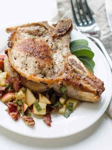 Stuffed Pork Chops | paleoscaleo.com