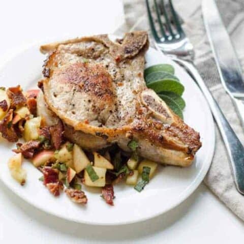 Stuffed Pork Chops | paleoscaleo.com