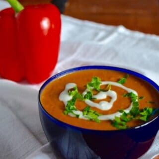 Creamy Roasted Red Pepper Soup