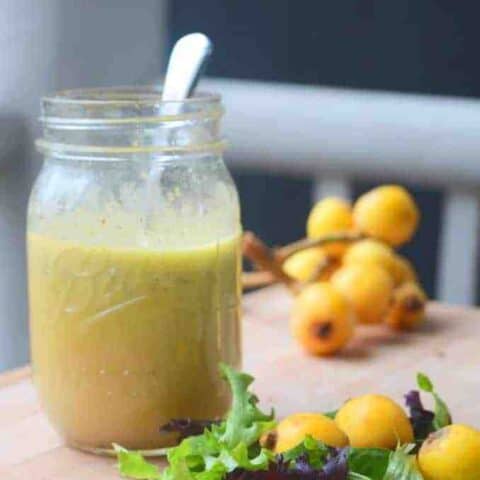 Loquat Vinaigrette Dressing