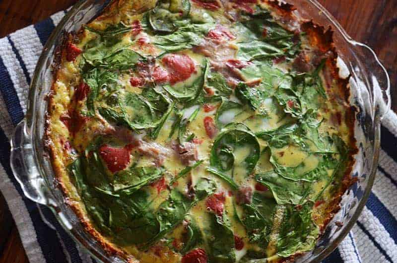 Sweet Potato Crust Quiche| PaleoScaleo.com