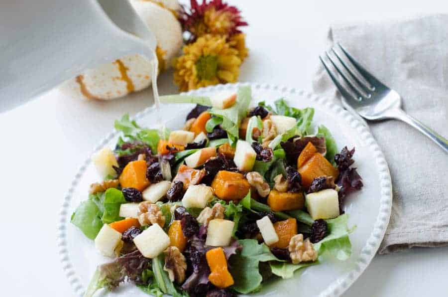 Fall Bliss Butternut Squash Salad | PaleoScaleo.com 