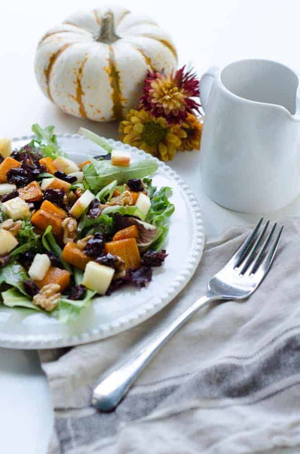 Fall Bliss Butternut Squash Salad | PaleoScaleo.com