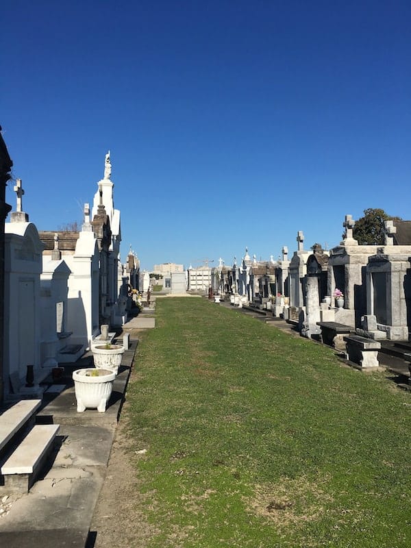 St Louis Cemetery #3 above ground tombs New Orleans LA