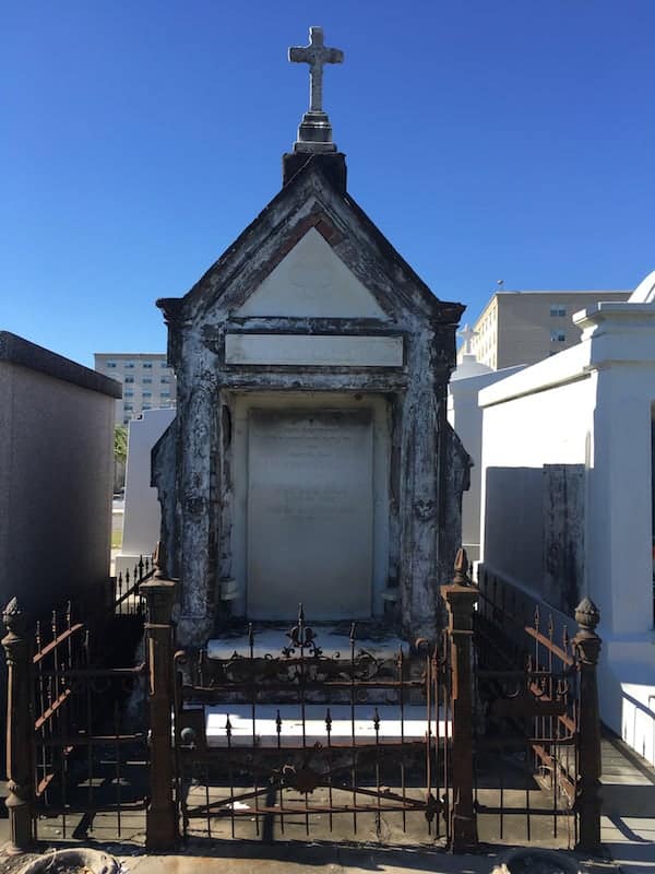 St Louis Cemetery #3 above ground tombs New Orleans LA