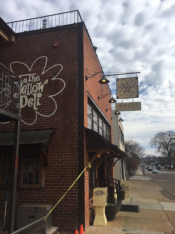 yellow deli storefront