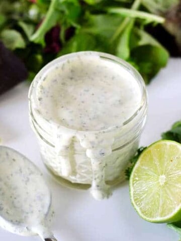 Creamy Cilantro Lime Dressing | paleoscaleo.com