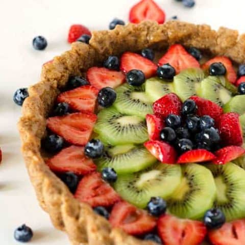 Mixed Fruit Tart with Glaze | PaleoScaleo.com