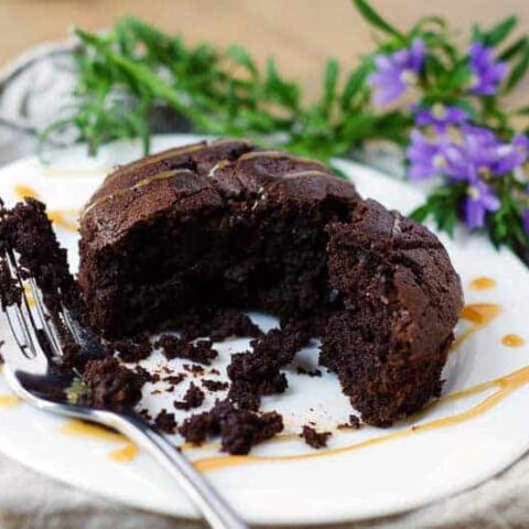 Paleo Mocha Fudge Cakes