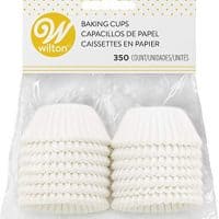 Wilton Baking Cups, Mini, White, 350-Count