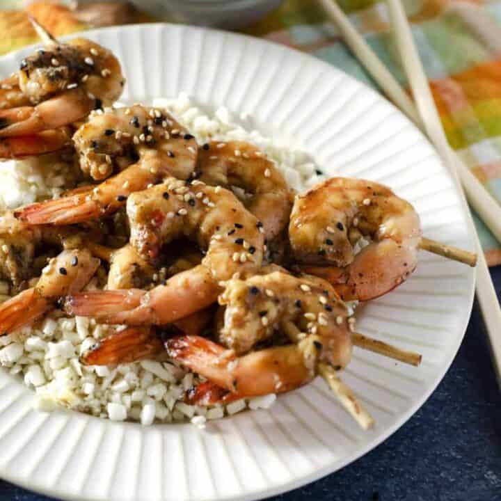 Ginger Teriyaki Traeger Shrimp