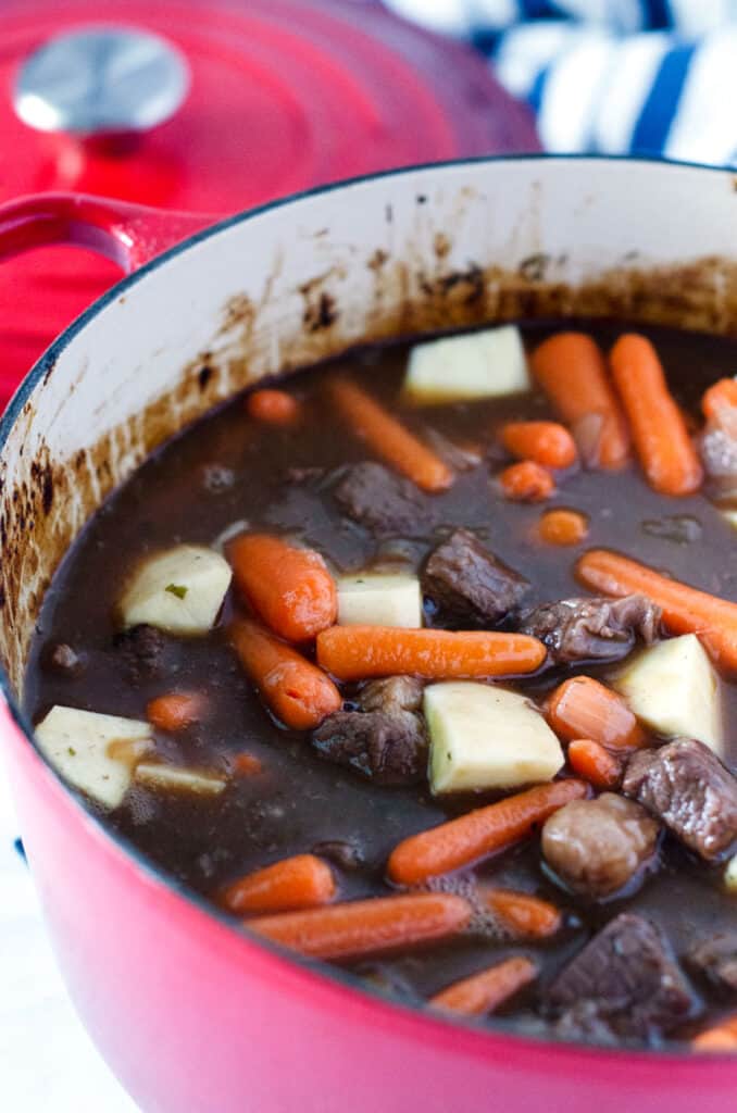 dutch oven with paleo beef stew