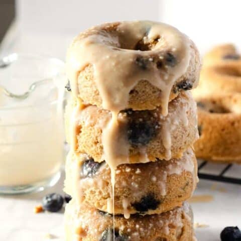 Blueberry Paleo Donuts