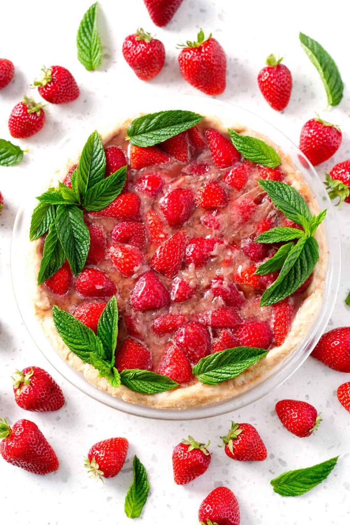 AIP easter desserts strawberry pie