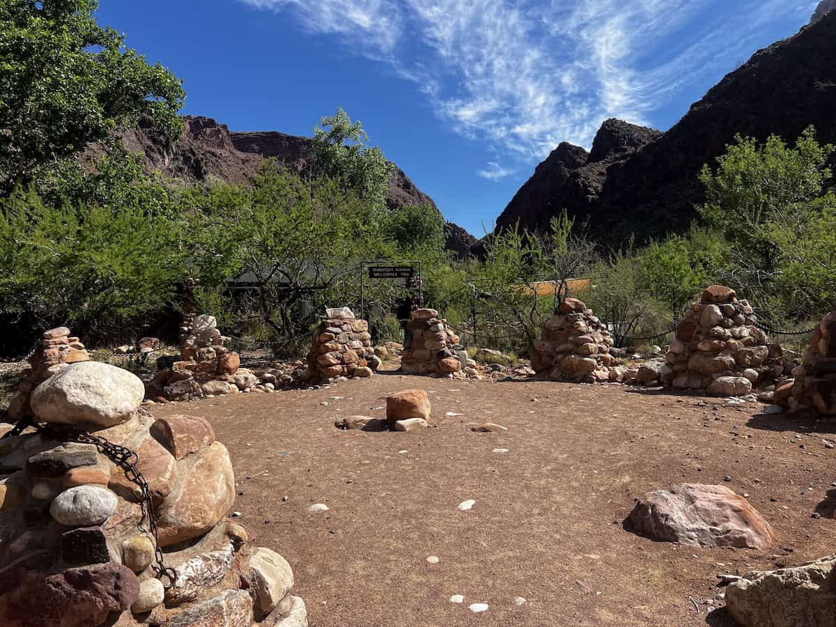 entrance to phantom ranch grand canyon